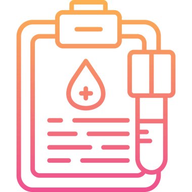 kan ikonu vektör illüstrasyonu