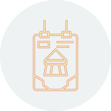 Modern b 'nin vektör illüstrasyonu eksik simgesi