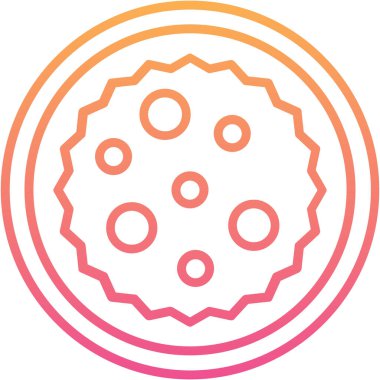 Gıda simgesinin vektör illüstrasyonu