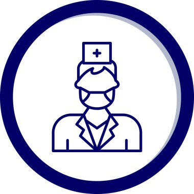 Bir insan simgesinin vektör illüstrasyonu