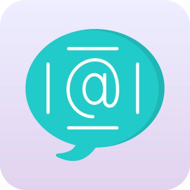 mesaj baloncuğu simgesi soyut arkaplan grubunda izole edildi