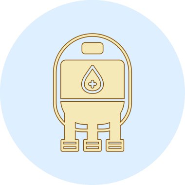 Bırakma simgesi olan benzin pompası