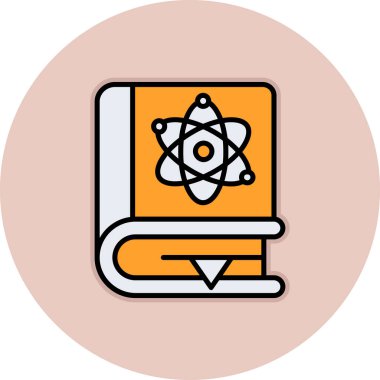 vektör atom simgesi illüstrasyonu