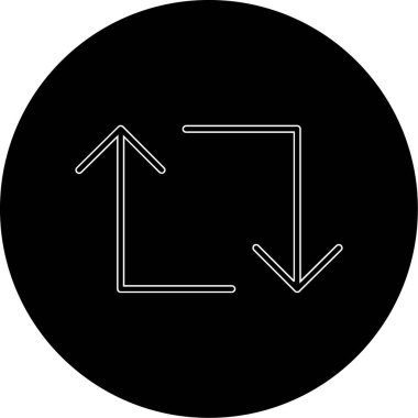 ok simgesinin vektör illüstrasyonu