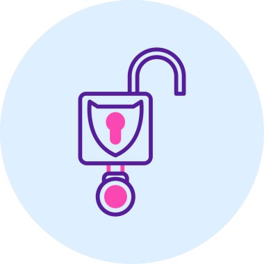 Modern bir simgenin vektör illüstrasyonu