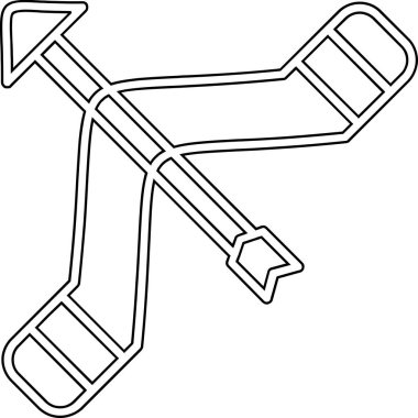 Çizgi film simgesinin vektör çizimi