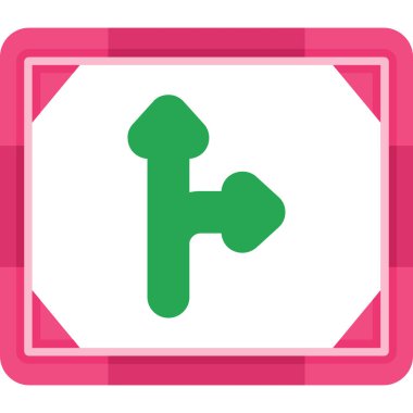 Parktaki yol işaretinin simgesi