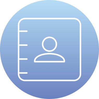 Kullanıcı modern simgesinin vektör illüstrasyonu