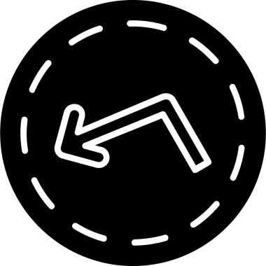 Tek bir simgenin vektör illüstrasyonu