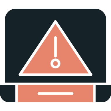 Hata vektörü glifleri düz simge