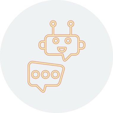 İki robotun simgesi