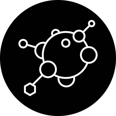 Modern bir simgenin vektör illüstrasyonu