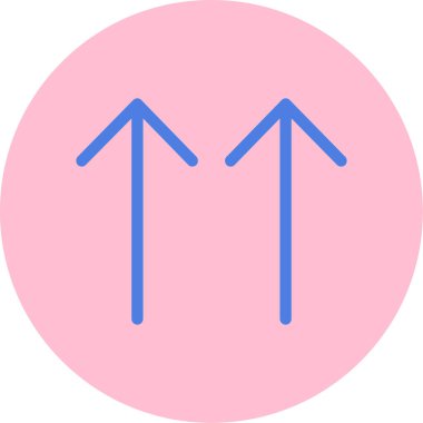 Ok. Web simgesi basit illüstrasyon