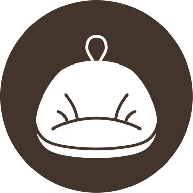 Şirin bir çizgi film simgesinin vektör çizimi