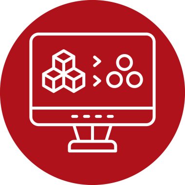 Web tasarım simgesi, vektör illüstrasyonu