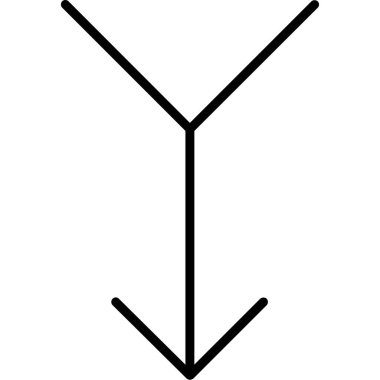 Yaprak ekolojisi doğa simgesi ana hat biçiminde