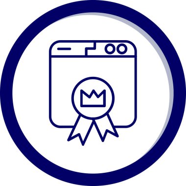 seo modern simgesinin vektör illüstrasyonu