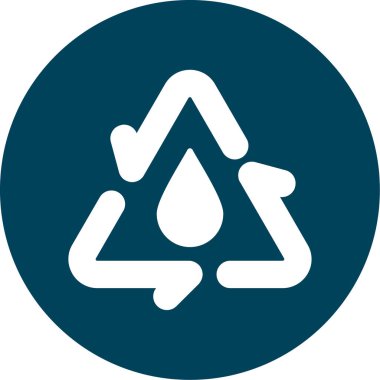 su damlası yuvarlanmış vektör simgesi