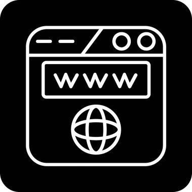 tarayıcı internet vektör simgesi tasarımı