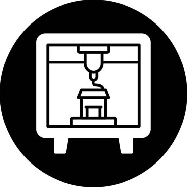 Modern simgenin vektör illüstrasyonu