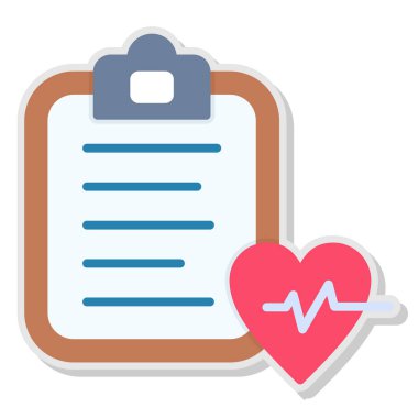 Kalp simgesi olan pano