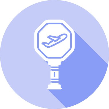 Balon. Web simgesi basit illüstrasyon