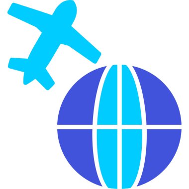 Uçak. Web simgesi basit illüstrasyon