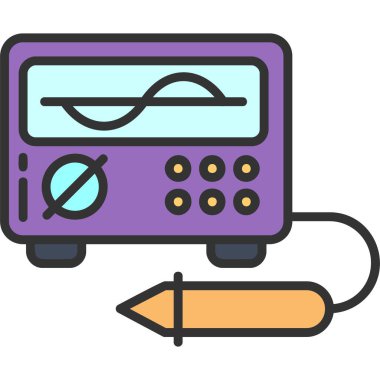 Elektrikli alet. Web simgesi