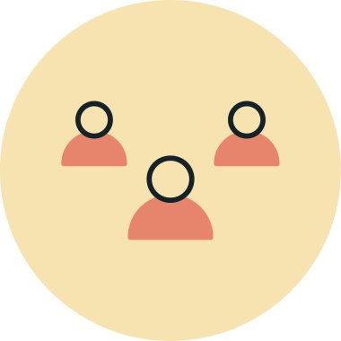 Modern b 'nin vektör illüstrasyonu insanların ikonundan yoksun