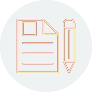 dizüstü bilgisayar simgesi, ince çizgi ve illüstrasyon, daire çizimi vektör tasarım işareti, özet