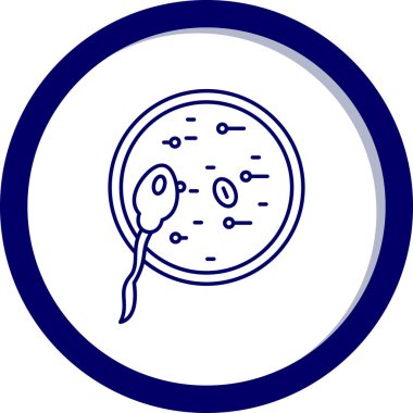 Bir bebek simgesinin vektör illüstrasyonu