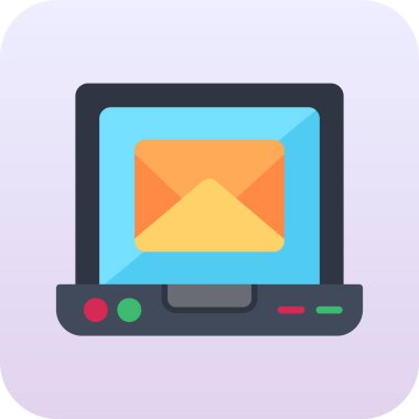 e- posta iletisi vektör illüstrasyonu