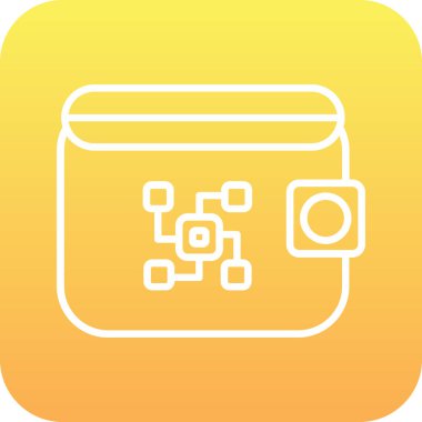 Eşsiz bal vektör çizgisi simgesi