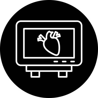 Dizüstü bilgisayar simgesi vektör çizimi