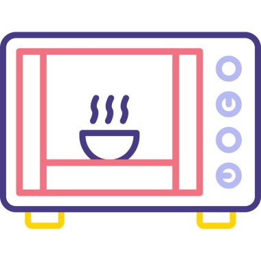 Fırın. Web simgesi basit illüstrasyon