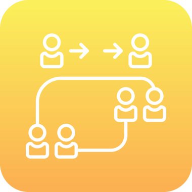 grup insan simgesi, vektör illüstrasyon tasarımı