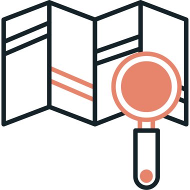 dağıtım izleme simgesi doldurulmuş dış hat biçimi