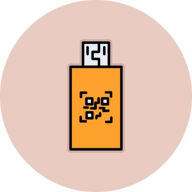 Pil. Web simgesi basit illüstrasyon