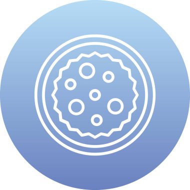 Pizza simgesinin vektör illüstrasyonu