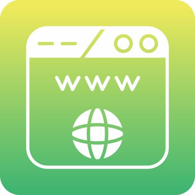 Web sitesi, vektör illüstrasyonu için web tasarım simgesi