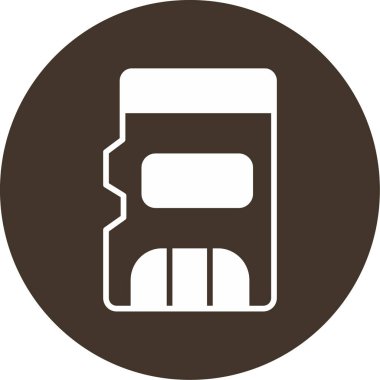 Ssd Kart web simgesi, vektör illüstrasyonu