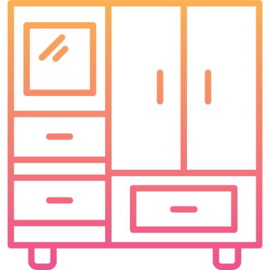 tren. Web simgesi basit illüstrasyon