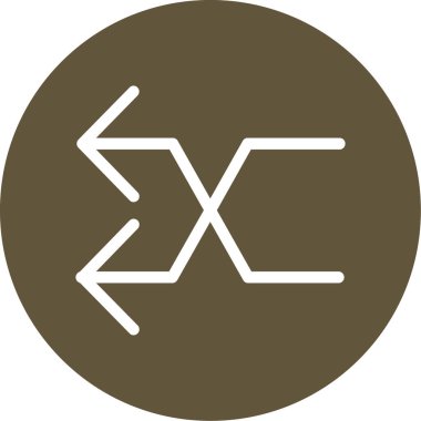 Modern bir simgenin vektör illüstrasyonu