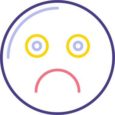 emoji. Web simgesi basit illüstrasyon