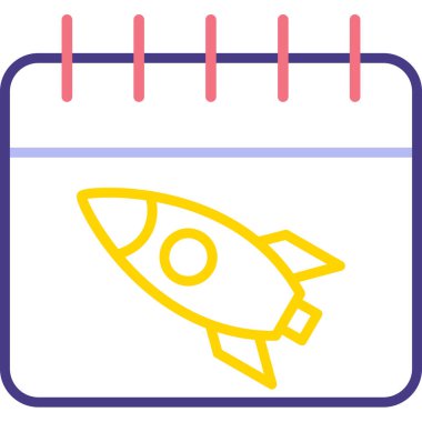 Takvim. Web simgesi basit illüstrasyon