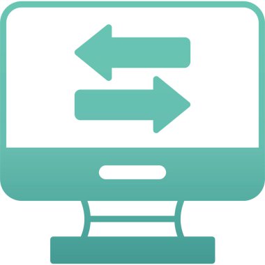 bilgisayar simgesi vektör illüstrasyonu