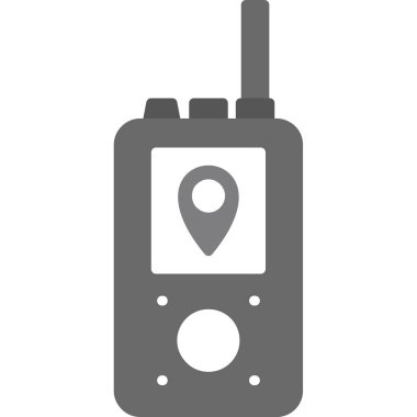 radyo ikonu. Web ve mobil için radyo vektör simgelerinin vektör çizimi