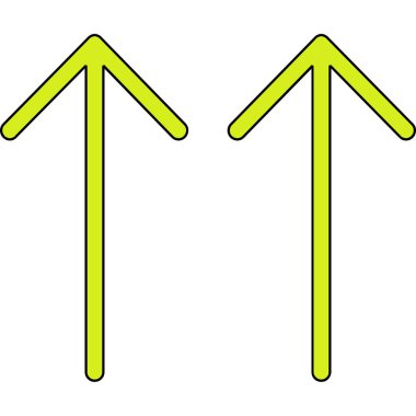 ok simgesinin vektör illüstrasyonu