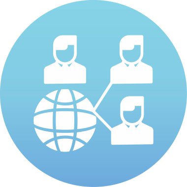 İnsan simgesinin vektör illüstrasyonu