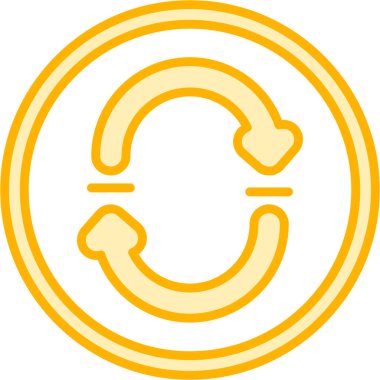 Yenile. Web simgesi basit illüstrasyon